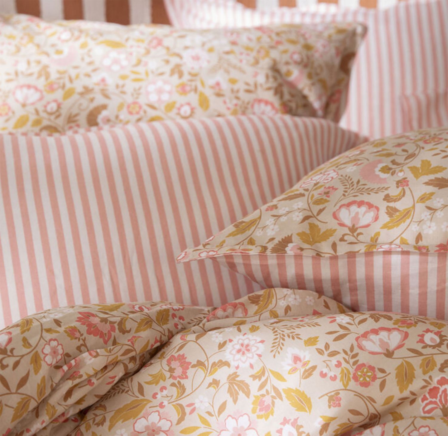 Le Jacquard Francais Boheme Beige Duvet Cover 30129
