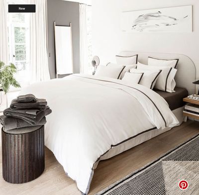 Le Jacquard Francais Apparat Dark Grey Duvet Cover 21591