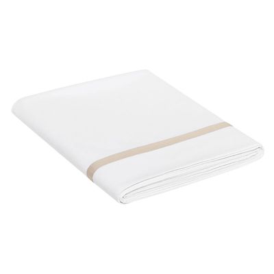 Le Jacquard Francais Apparat Beige Flat Sheet 29720