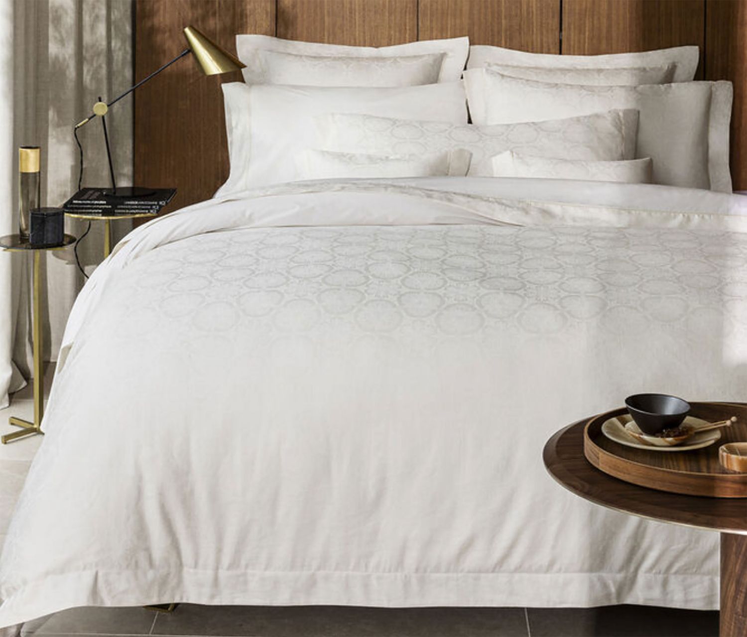 Le Jacquard Francais Victoria Beige Duvet Cover 29767