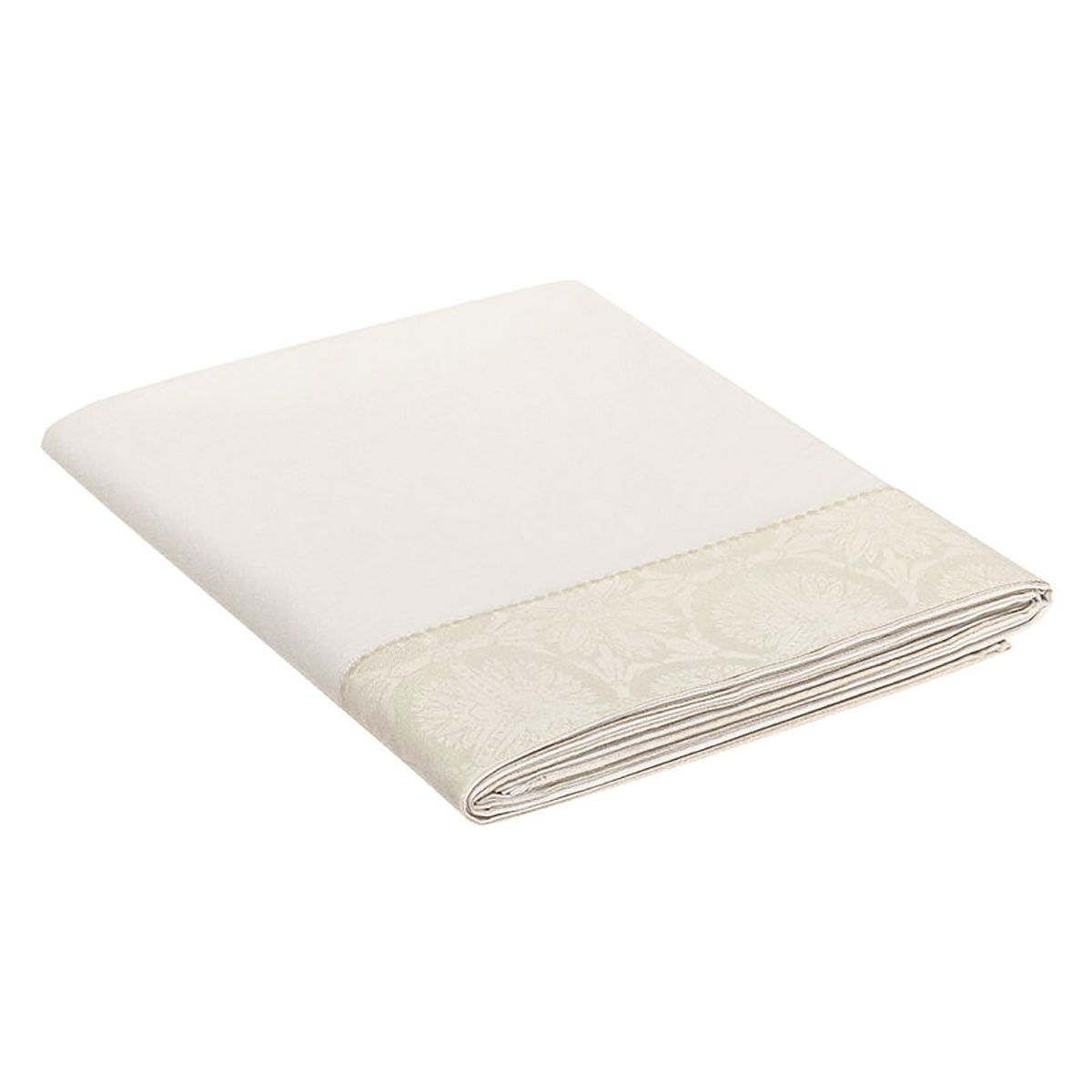 Le Jacquard Francais Victoria Beige Flat Sheet 30059