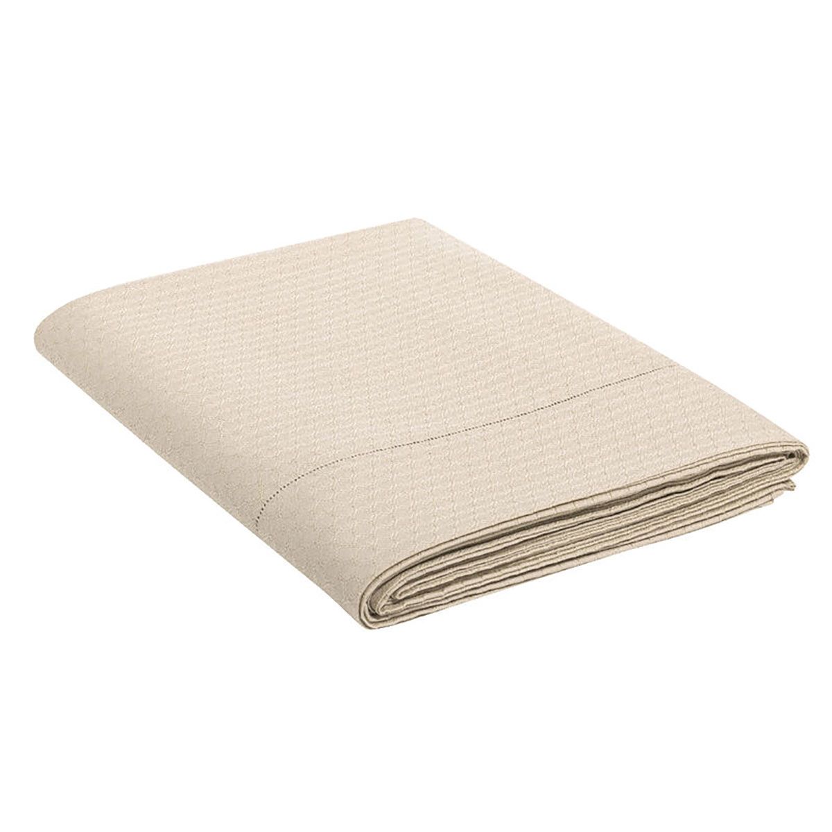 Le Jacquard Francais Portofino Beige Flat Sheet 30058
