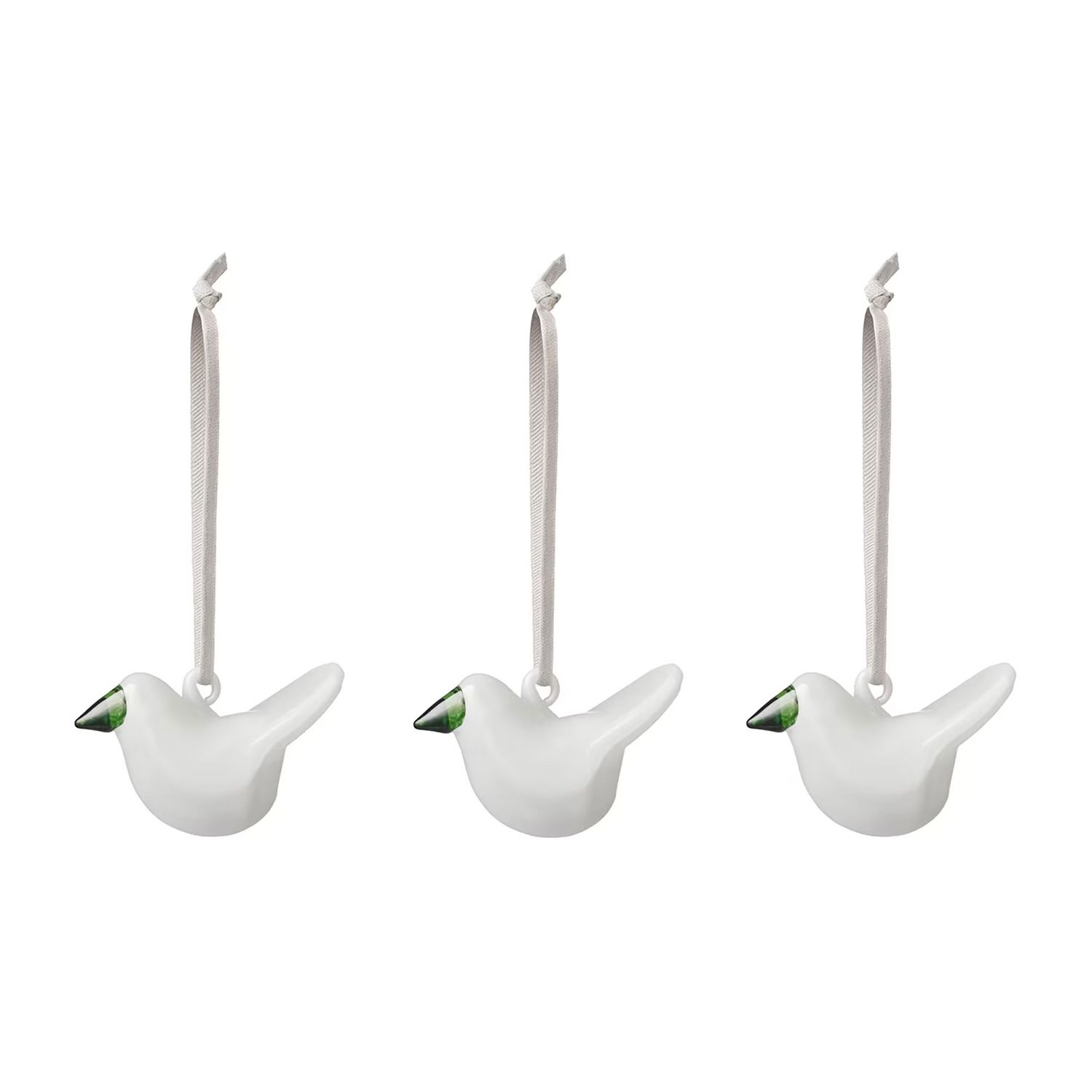 Iittala Iittala Mini Glass Birds White 3Set 1073974, 6411923683029