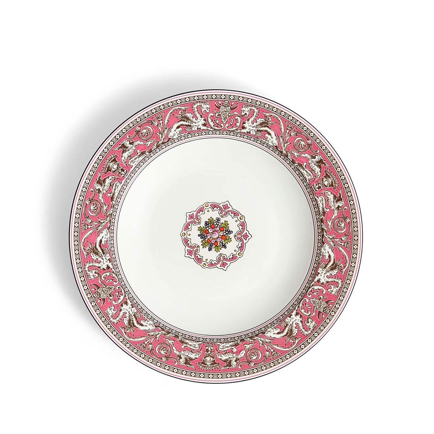 Wedgwood Florentine Fuchsia Rim Soup 22.8Cm 8.9 Inch 1070520, 701587480109