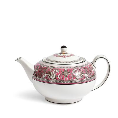 Wedgwood Florentine Fuchsia Teapot 800Ml 27Fl oz 1070798, 701587480284