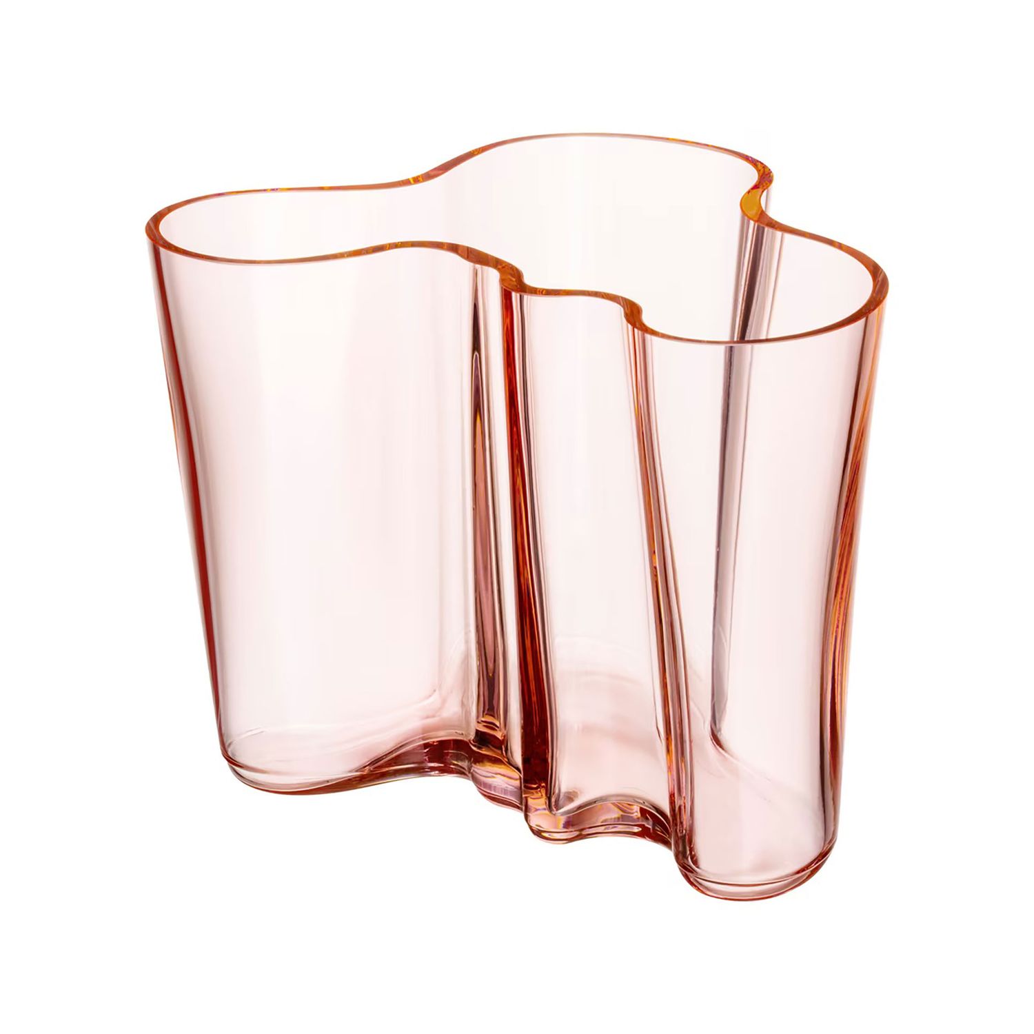 Iittala Aalto Vase 160Mm 6.3 Inch Salmon Pink 1007729, 6411920061394