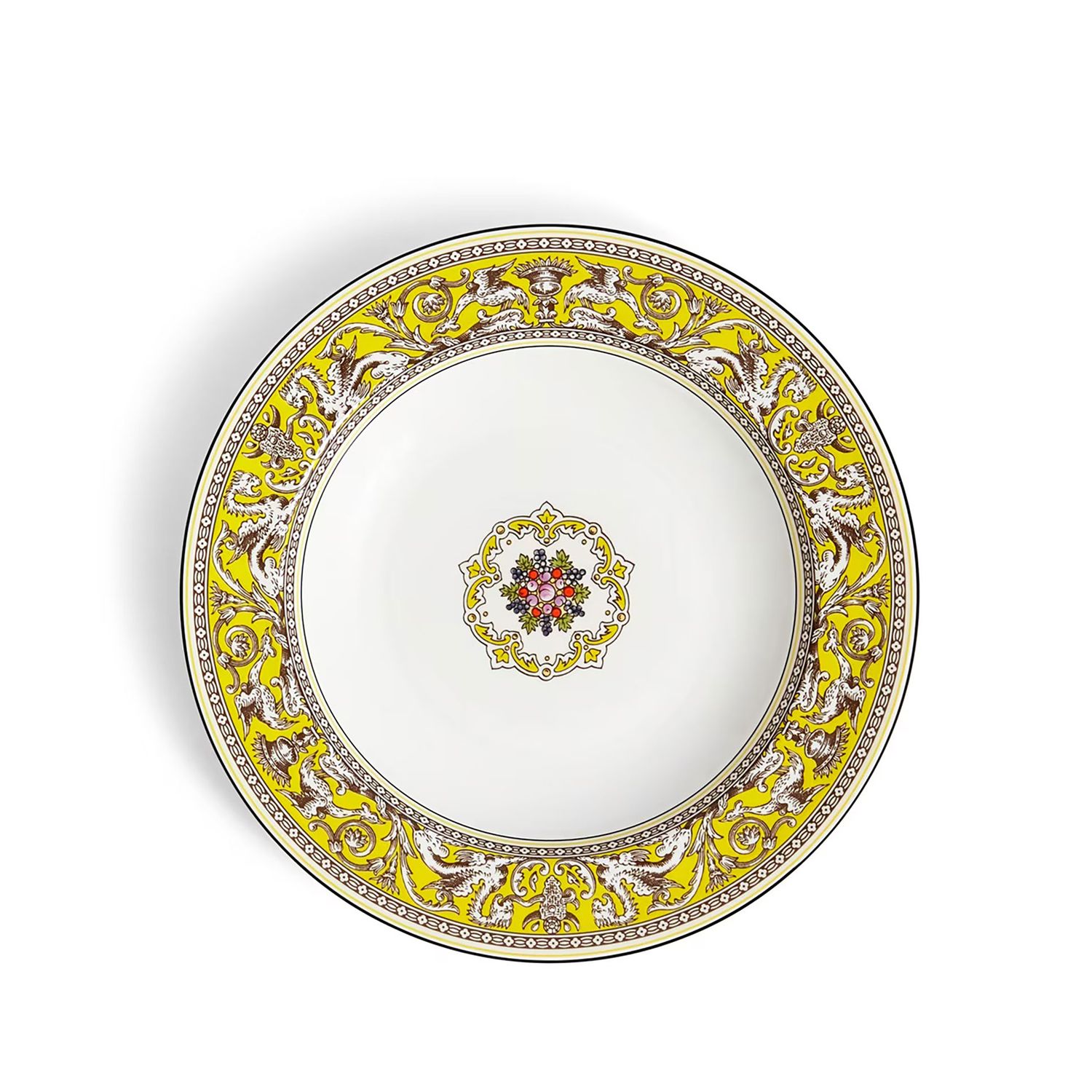 Wedgwood Florentine Citron Rim Soup 22.8Cm 8.9 Inch 1070506, 701587479905