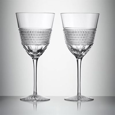 Waterford Copper Coast Mastercraft White Wine 370Ml 12 oz Set of 2 1071341, 701587480796