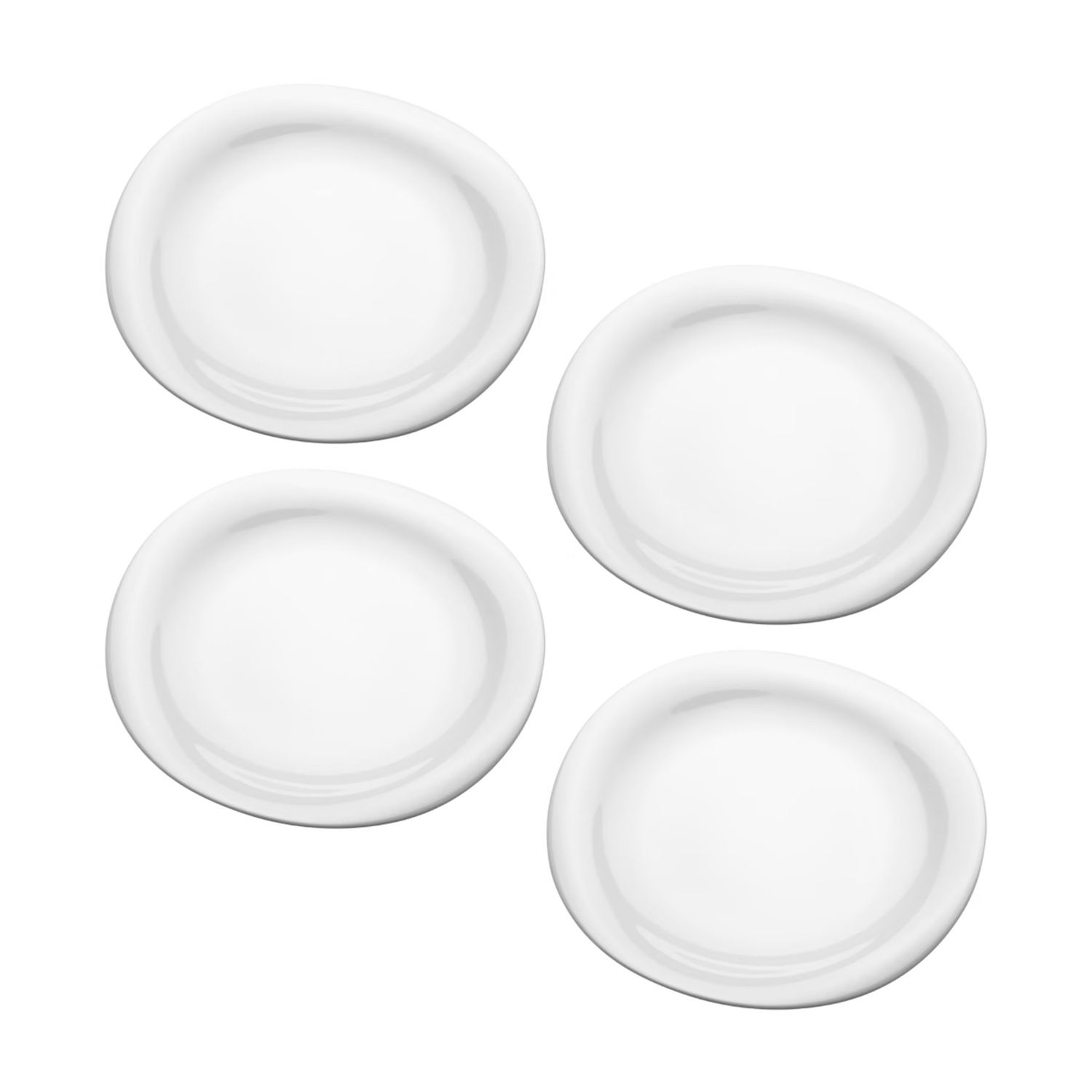 George Jensen Cobra Lunch Plate Porcelain 4 Piece 10019236, 5713275207719