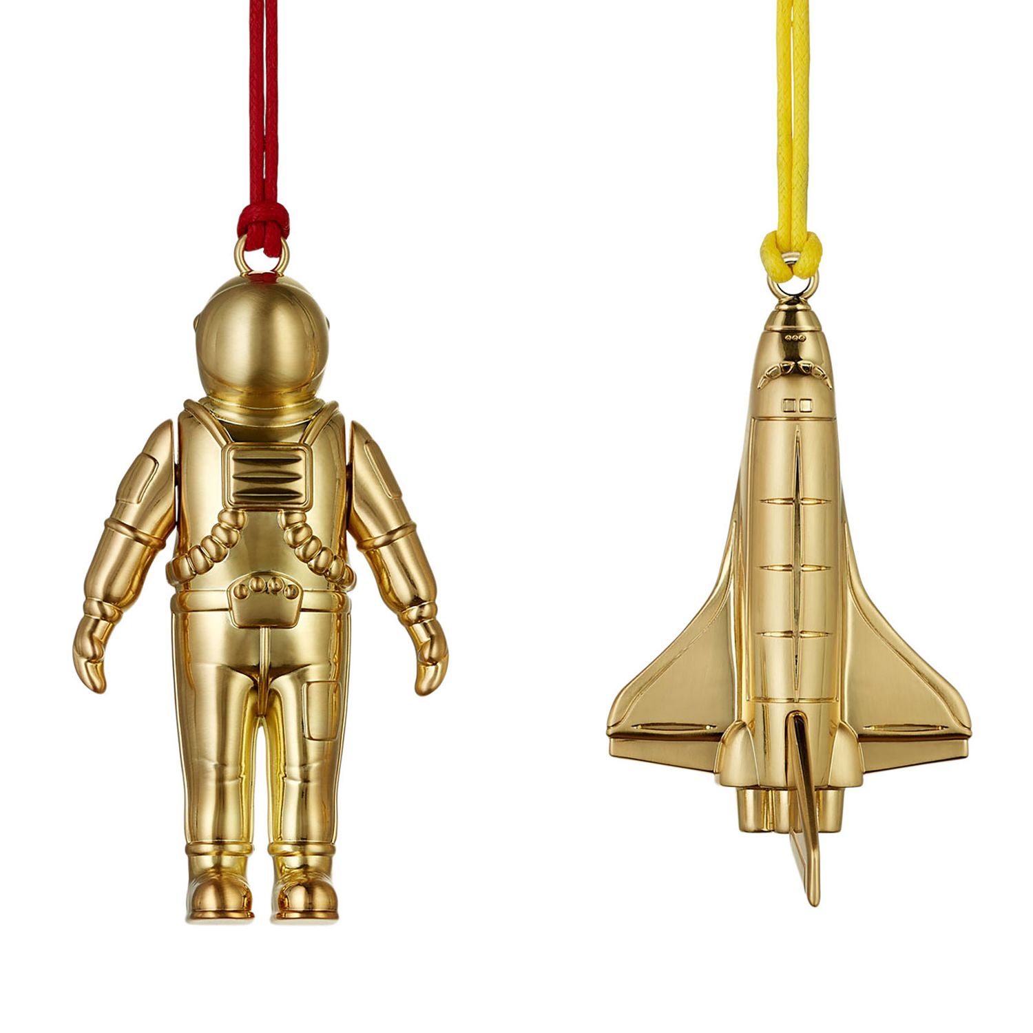 Waterford Christmas Spaceman and Rocket Golden Ornament 1070288, 701587479486