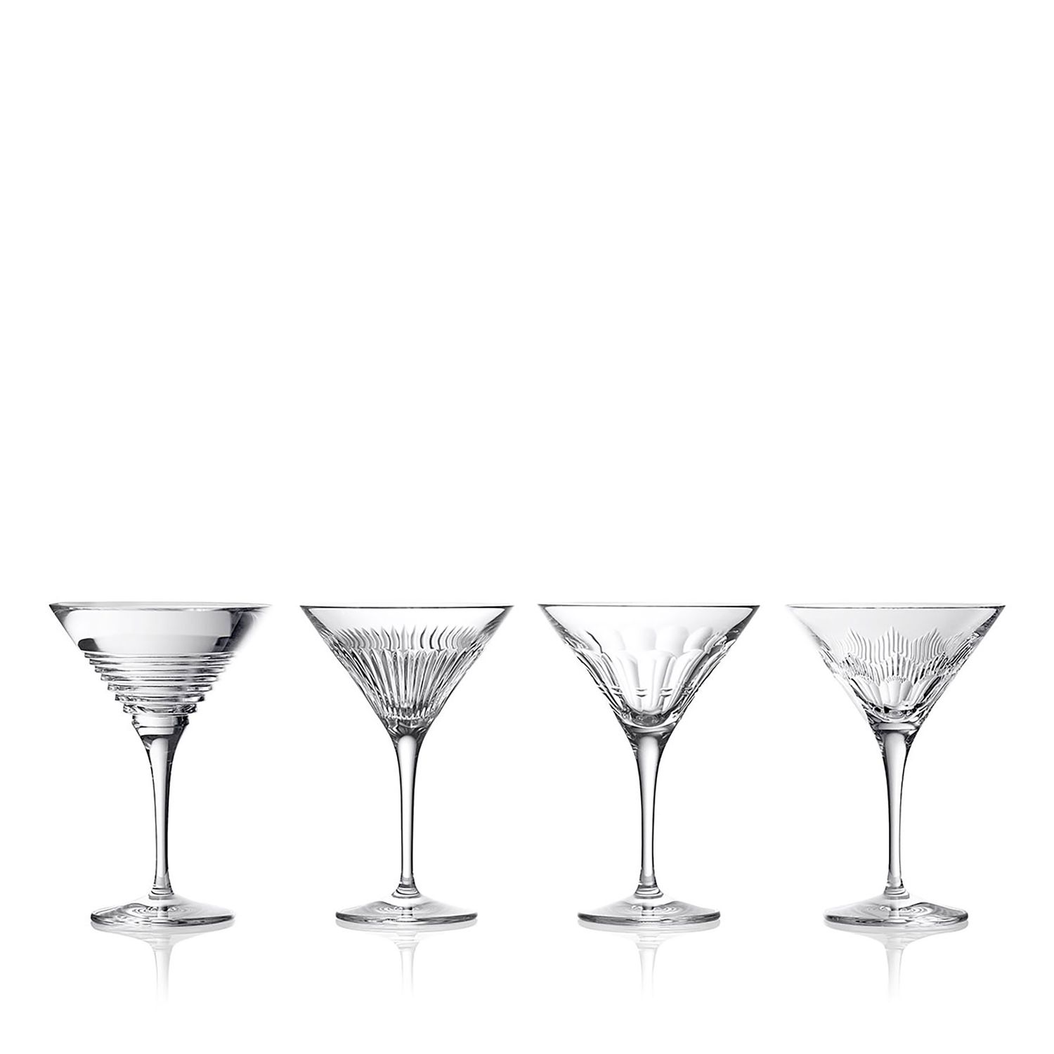 Waterford Mixology Martini 250Ml 8Fl oz Mixed Set of 4 1070494, 701587479844