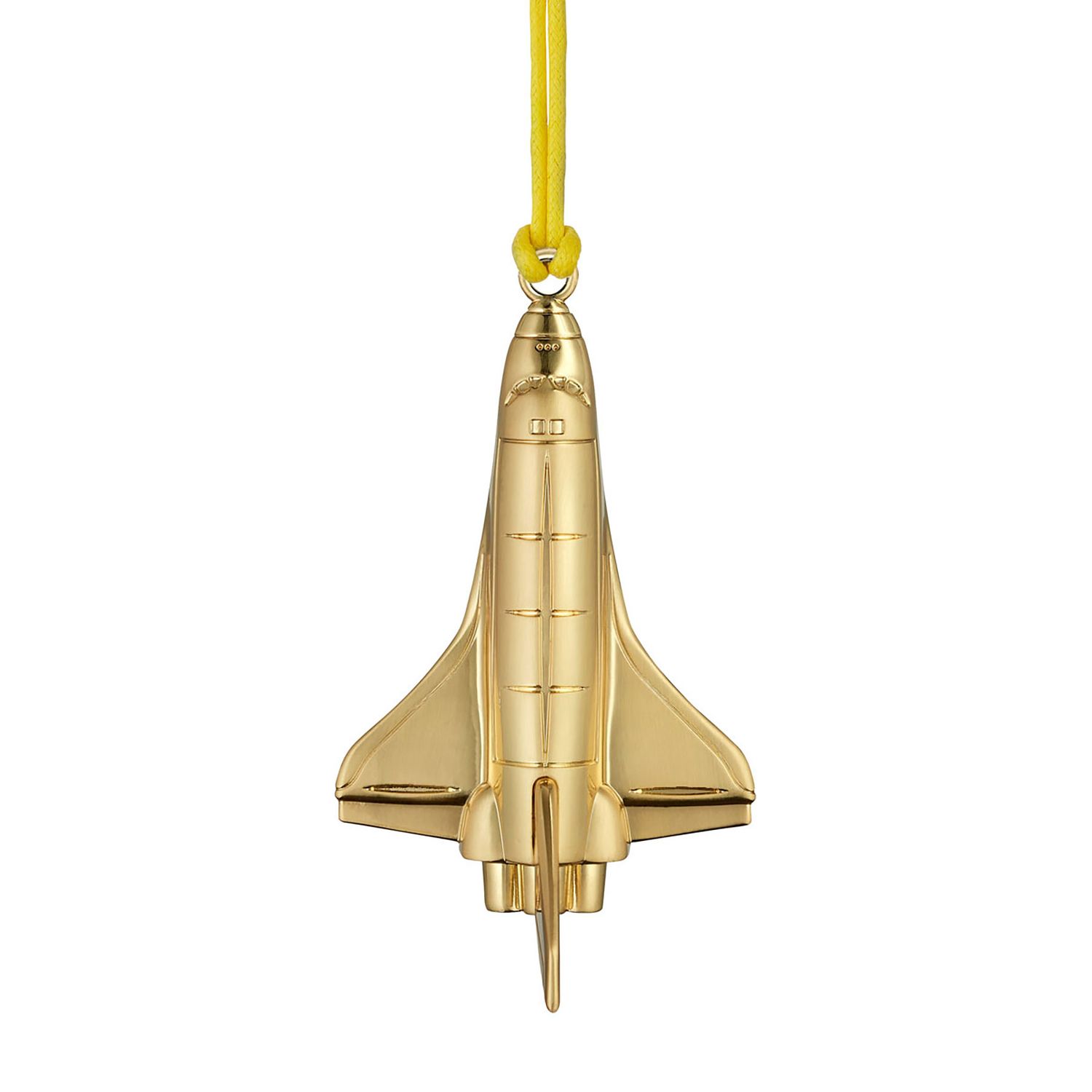 Waterford Christmas Rocketship Golden Ornament 1070357, 701587479394