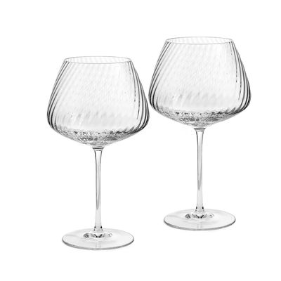 Wedgwood Vera Wang Swirl Red Wine Glass Set of 2 1069732, 701587478885