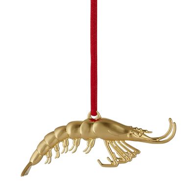 Waterford Christmas Shrimp Golden Ornament 1070353, 701587479431