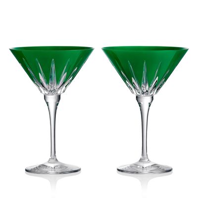Waterford New Year Martini Firework Set of 2 Green 1072479, 701587482110