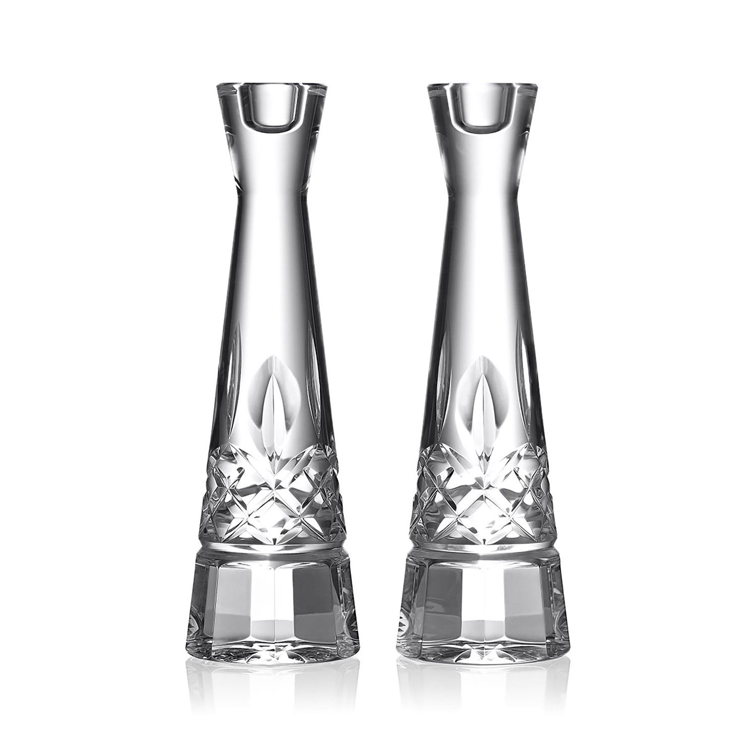 Waterford Lismore Round Candlestick 25Cm 10 Inch Set of 2 1070371, 701587479592