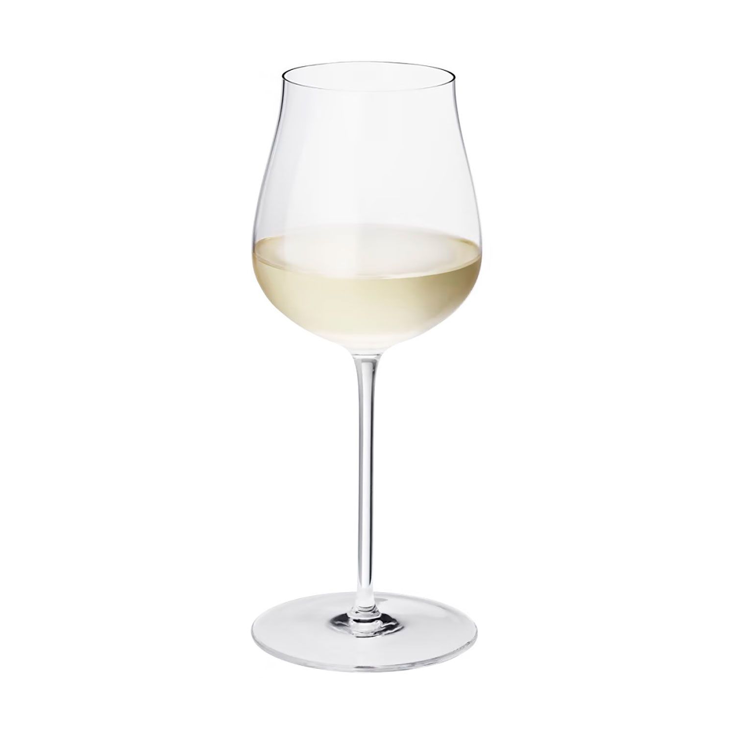 George Jensen Sky White Wine Glasses Crystal 6 Piece 10019205, 5713275205371