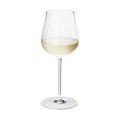 George Jensen Sky White Wine Glasses Crystal 6 Piece 10019205, 5713275205371