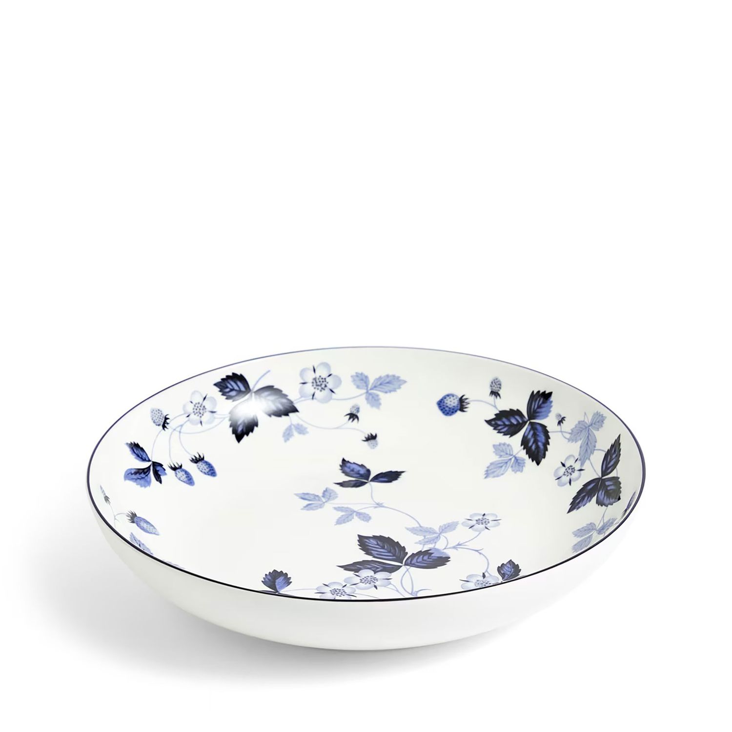 Wedgwood Wild Strawberry Inky Blue Pasta Bowl 24Cm 9.4 Inch 1072188, 701587481694