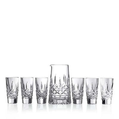 Waterford Lismore Pitcher and Shot Glass 7Piece 1070321, 701587479790