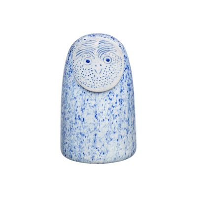 Iittala Birds By Toikka Rospuutto Owl 96 X 160Mm 3.78 X 6.3 Inch Blue 1072810, 6411923682664