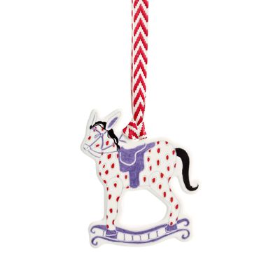 Wedgwood Christmas Ornament Rocking Horse 1071005, 701587480680