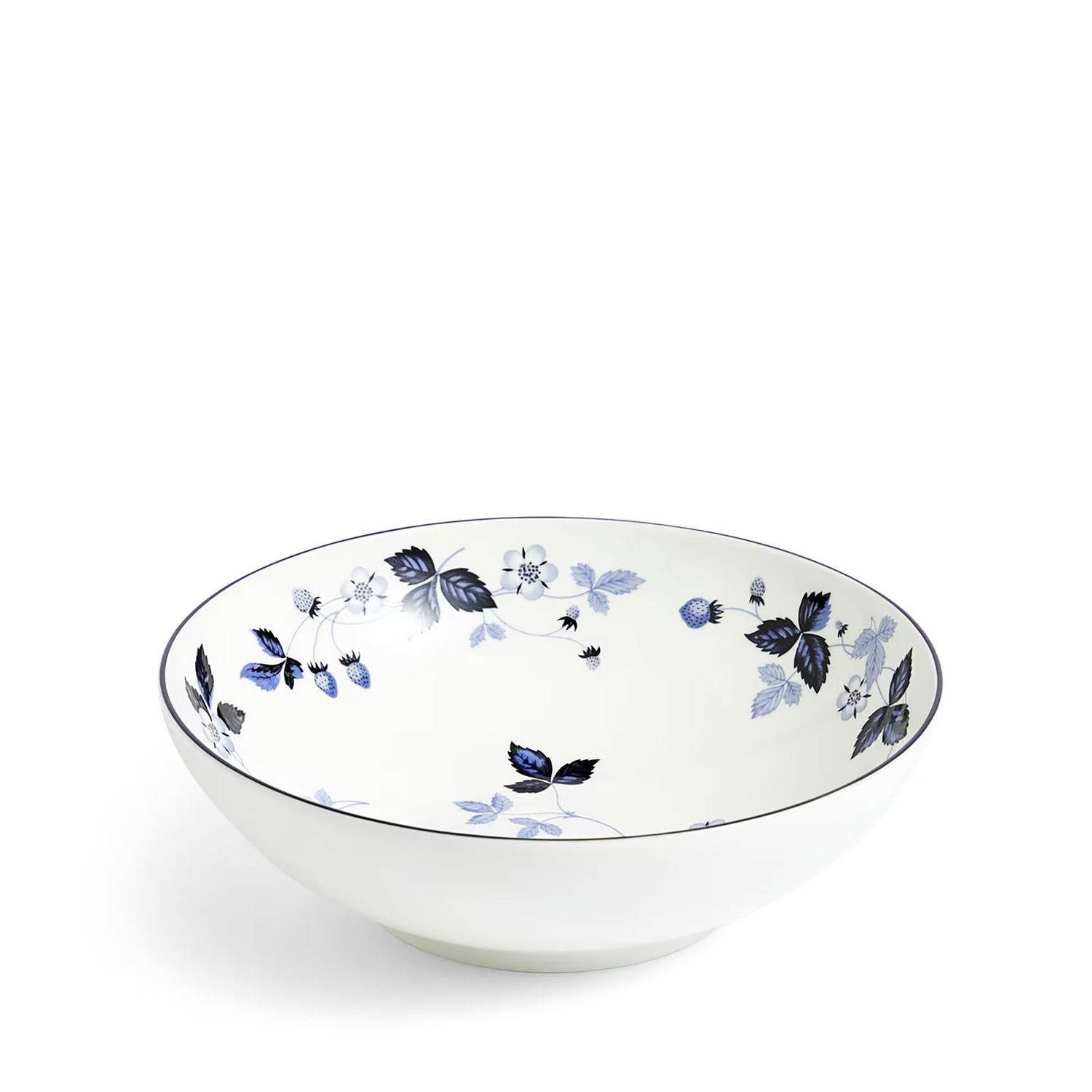 Wedgwood Wild Strawberry Inky Blue Cereal Bowl 18Cm 7 Inch 1072189, 701587481700