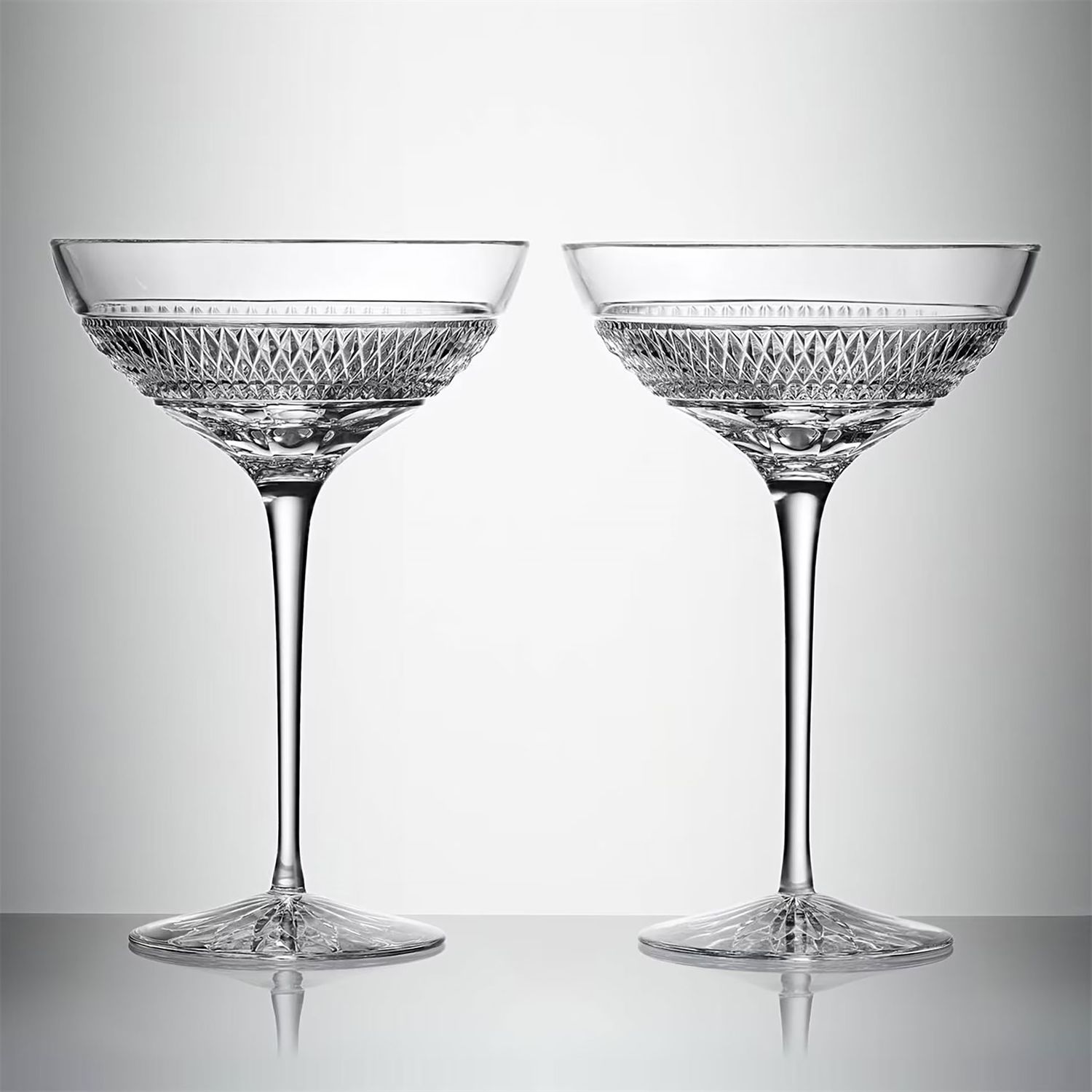 Waterford Copper Coast Mastercraft Coupe 320Ml 10.5 oz Set of 2 1071340, 701587480802