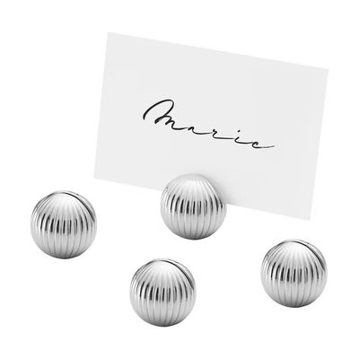 George Jensen Bernadotte Table Card Holders 4 Piece 10019521, 5713275217664