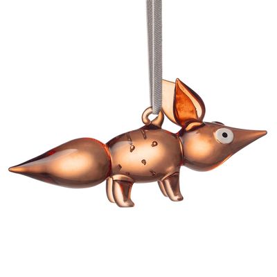 Iittala Vulpes Ornament Standing 115Mm 4.53 Inch Brown 1073976, 6411923683043