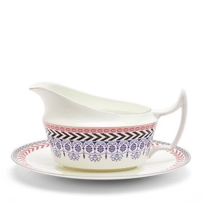 Wedgwood Festive Sauce Boat and Stand 1071107, 701587480499