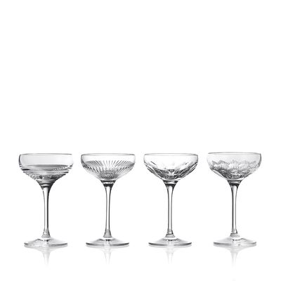 Waterford Mixology Coupe 120Ml 4Fl oz Mixed Set of 4 1070496, 701587479820