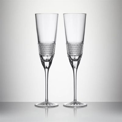 Waterford Copper Coast Mastercraft Flute 275Ml 9 oz Set of 2 1071343, 701587480772