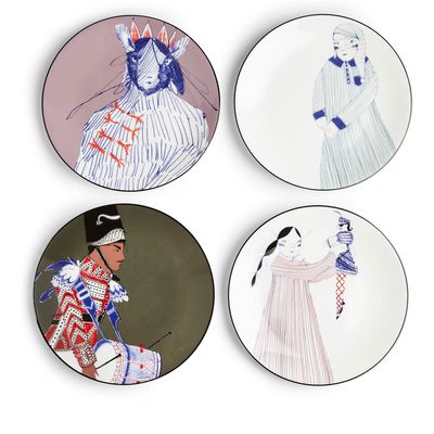 Wedgwood Nutcracker Plate Cp 20.6Cm 8.1 Inch Set of 4 1071093, 701587480352