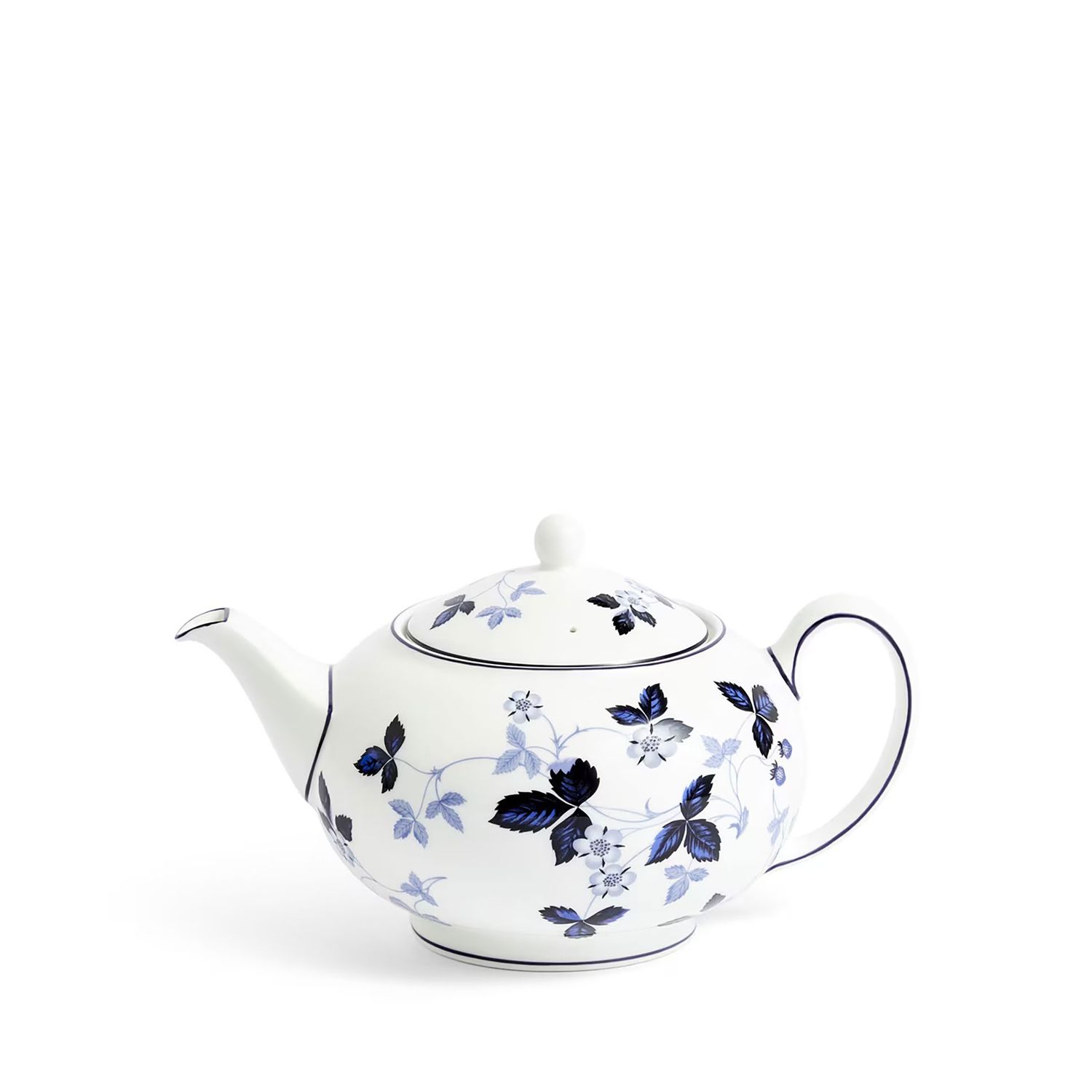 Wedgwood Wild Strawberry Inky Blue Teapot 800Ml 27Fl oz 1072184, 701587481656
