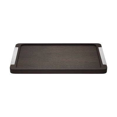 George Jensen Bernadotte Tray Wood and Stainless Steel 10018215, 5713275085522