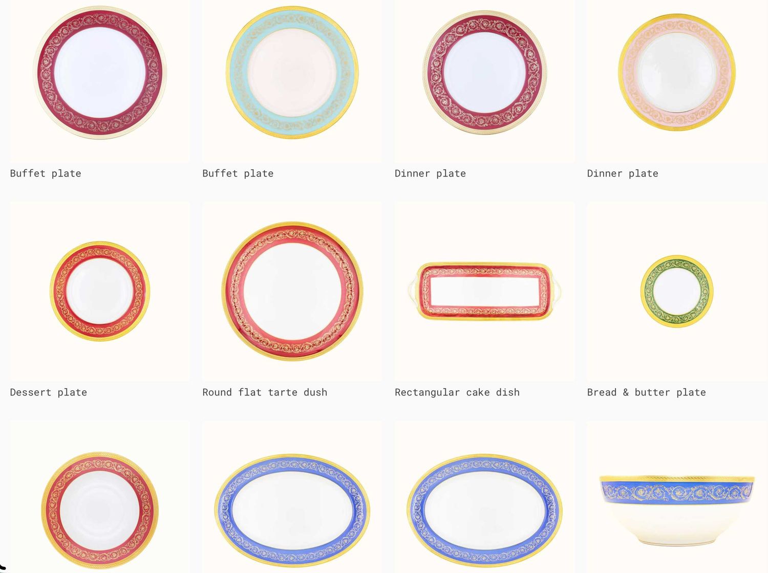 Robert Haviland &amp; C. Parlon Ambassade Colour Presentation Plate 12 Inch HP64118C