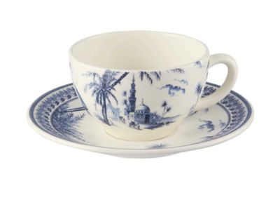 Gien France Les Depareillees Blue Tea Saucer, 1849STHE01, 3660838028453