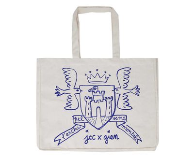 Gien France Archipel Sentimental Tote Bag, 8007SAAR00, 3660838030142