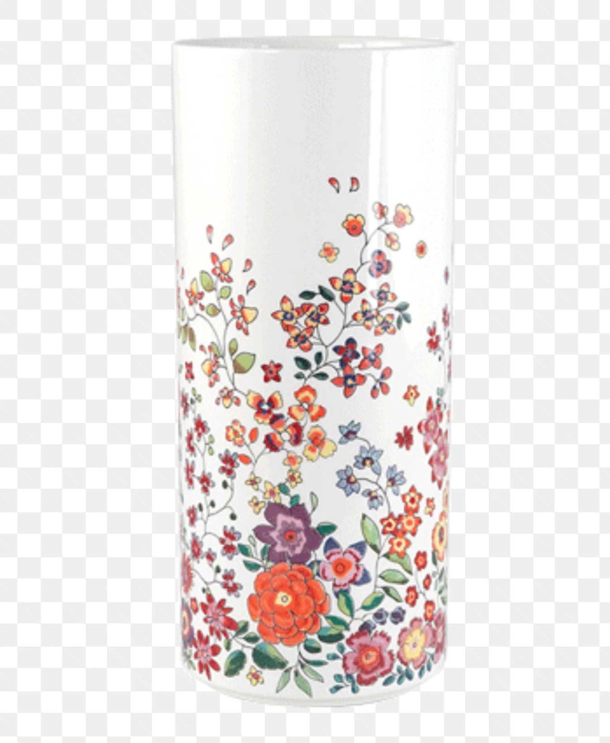 Gien France Poesie Cylinder Vase Medium, 1855CVD200, 3660838032313