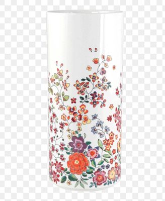 Gien France Poesie Cylinder Vase Medium, 1855CVD200, 3660838032313