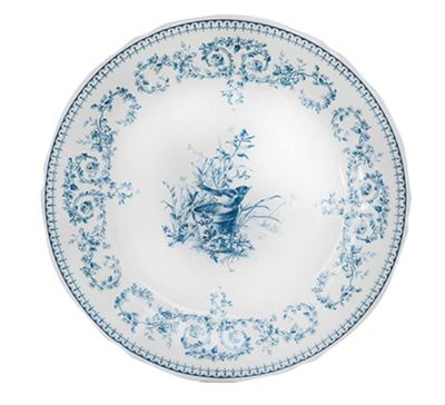 Gien France Les Depareillees Blue Dessert Plates Oiseau Set of 4, 1849B4D326, 3660838022406