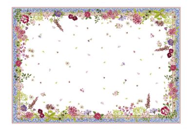 Gien France Millefleurs Rectangular Tablecloth, 8010MF2500, 3660838031668