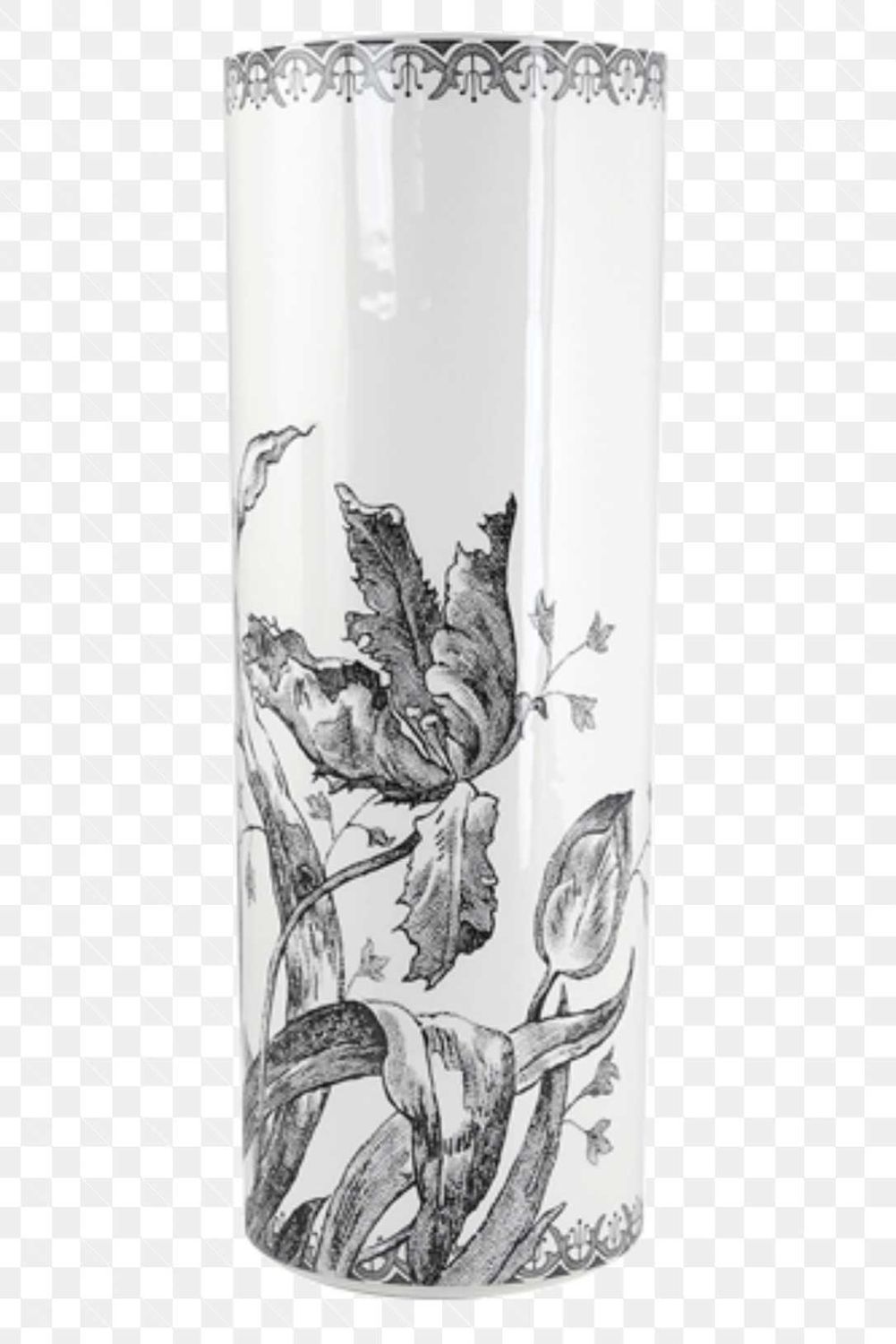 Gien France Tulipes Cylinder Vase Large, 1701CVD300, 3660838031910