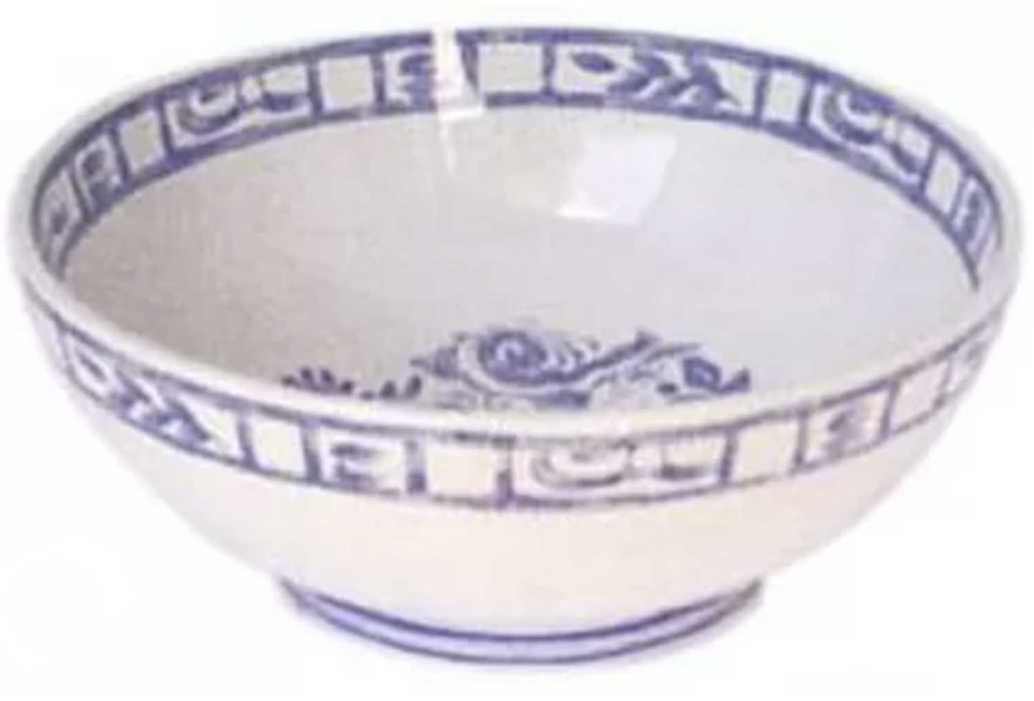 Gien France Oiseau Bleu Cereal Bowl, 1290COU101, 840769106786