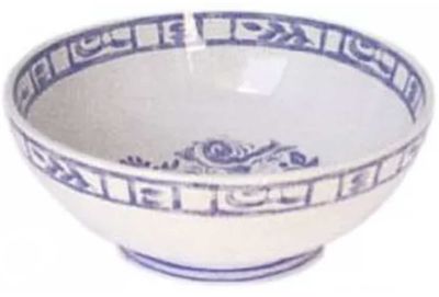 Gien France Oiseau Bleu Cereal Bowl, 1290COU101, 840769106786