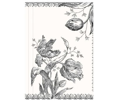 Gien France Tulipes Notebook, 8012TUCA00, 3660838030135