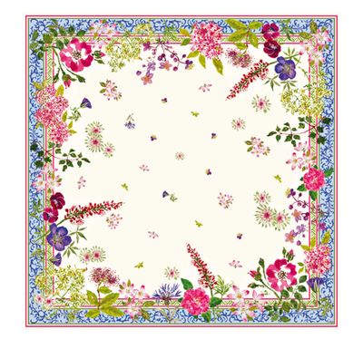 Gien France Millefleurs Square Tablecloth, 8010MF1700, 3660838027180