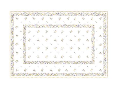 Gien France Toscana Rectangular Tablecloth, 8010TO2500, 3660838031699
