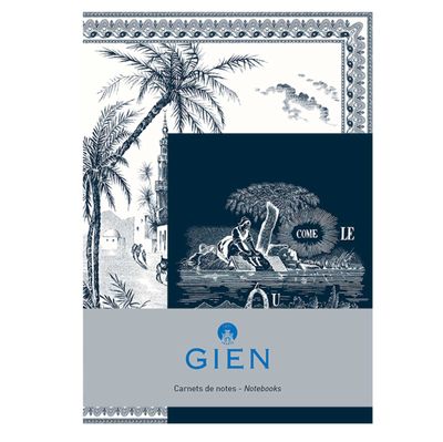 Gien France Les Depareillees Blue Notebooks Set of 2, 8012DBCA02, 3660838030128